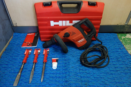 [送料無料] 付属品付き☆HILTI ヒルティ 電動 ハンマー TE500-X 01 はつり ハツリ ブレーカー 電動 工具☆