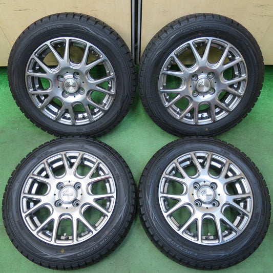 [送料無料] バリ溝！9.5分以上★スタッドレス 155/65R14 ダンロップ ウインターマックス WM01 Verthandi ヴェルザンディ ヴェルサンディ 14インチ PCD100/4H★5012708イス