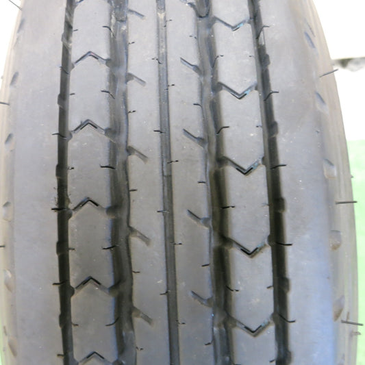 バリ溝！23年！9.5分！1本★トラック タイヤ 225/80R17.5 123/122L ダンロップ SP110 17.5インチ★5072605ナノタ
