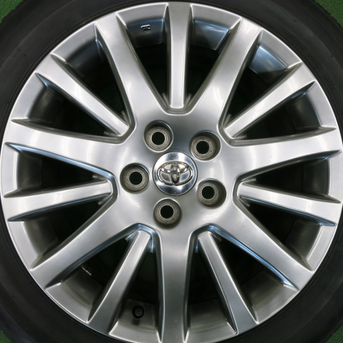 [送料無料] 4本価格★トヨタ 18 マジェスタ 純正 215/55R17 ブリヂストン ネクストリー エコピア 17インチ PCD114.3/5H★5021304TNノ