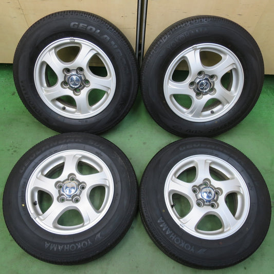 ほぼ未使用★三菱 パジェロ ミニ 純正 175/80R15 ヨコハマ ジオランダー SUV 15インチ PCD114.3/5H★6022809イノ