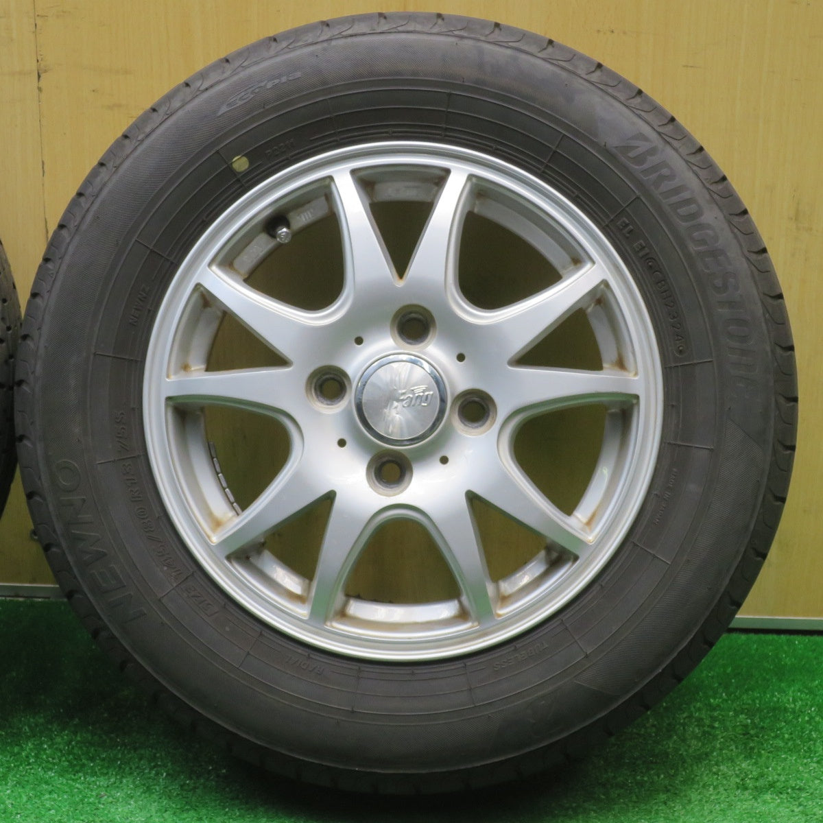 バリ溝！24年！9.5分★145/80R13 ブリヂストン NEWNO Fang ファング ニューノ 13インチ PCD100/4H★5110302NJノ