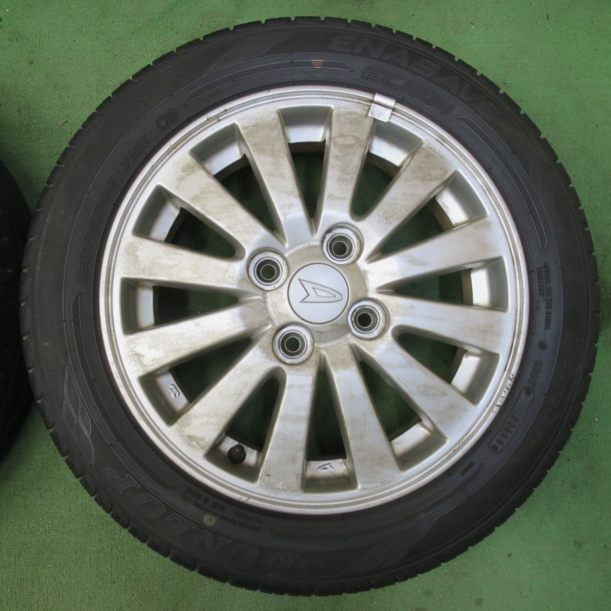 4本価格★ダイハツ タント ムーヴ 等 純正 155/65R14 ブリヂストン ネクストリー エコピア ダンロップ エナセーブ EC204 14インチ PCD100/4H★5091104イノ