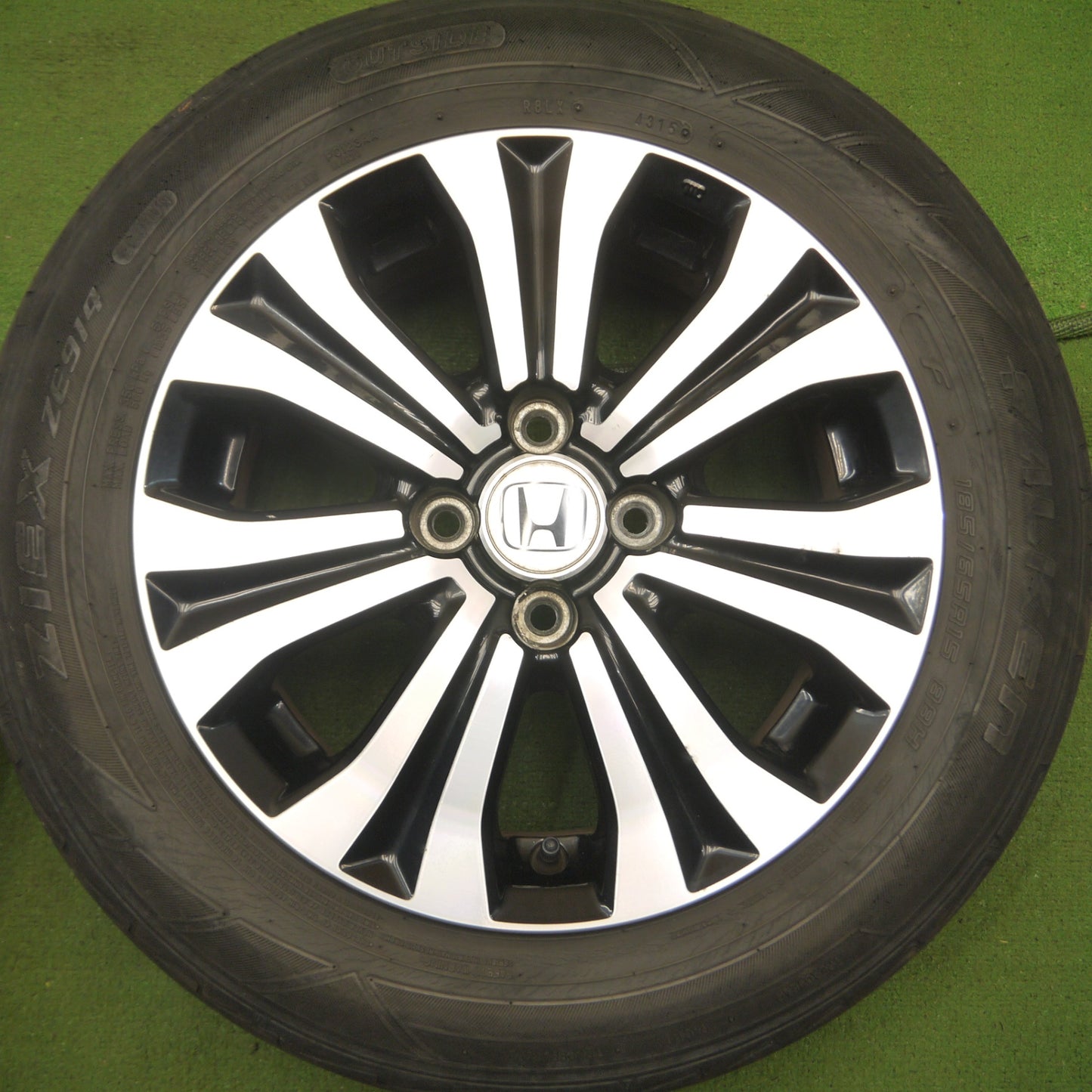 *送料無料* 4本価格★ホンダ フリード 純正 185/65R15 ファルケン ジークス ZE914 15インチ PCD100/4H★4050803Hノ