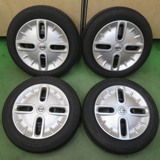 4本価格★日産 キューブ 純正 スチール 175/65R15 オートバックス Maxrun EVERROAD 15インチ PCD100/4H★6042604IMノ