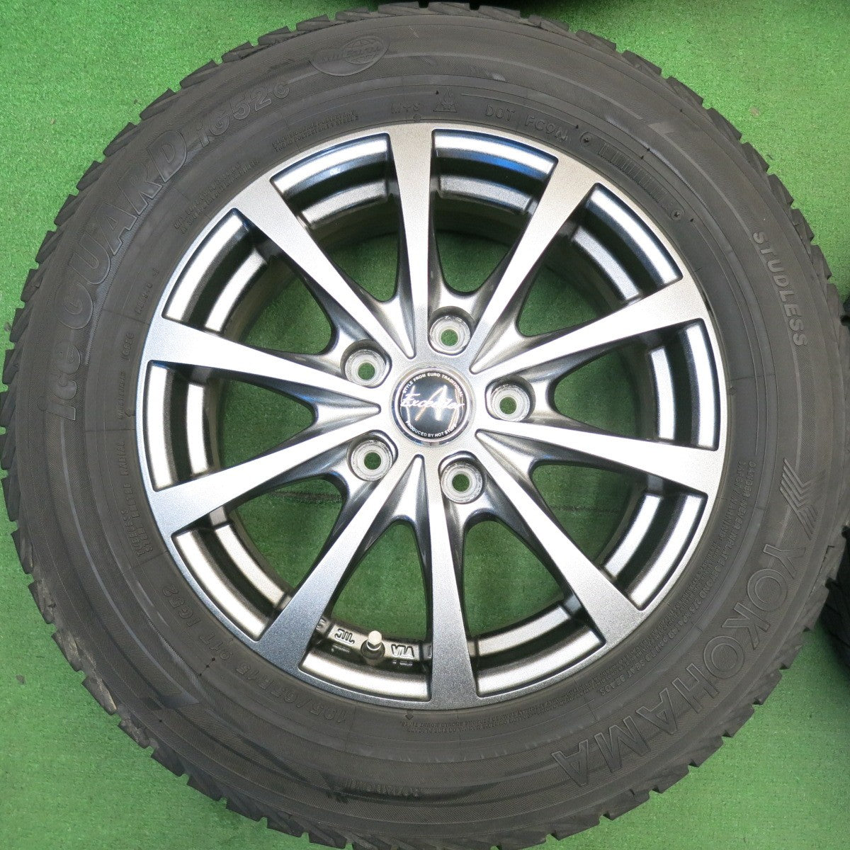 バリ溝！23年！キレイ！9分★スタッドレス 195/65R15 ヨコハマ アイスガード iG52C Exceeder エクシーダー 15インチ PCD114.3/5H★6040515HAス