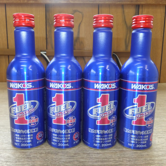 [送料無料] 未使用★和光ケミカル ワコーズ WAKO'S 強力デポジット洗浄剤 フューエルワン FUEL1 F101　ガソリン・軽油用燃料添加剤　4本 セット★