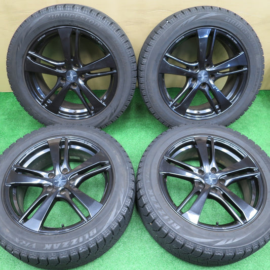 バリ溝！キレイ！9.5分★アウディ 等 235/50R18 スタッドレス ブリヂストン ブリザック VRX SUVENCER AW5s サヴェンサー 18インチ PCD112/5H★5121004NKス