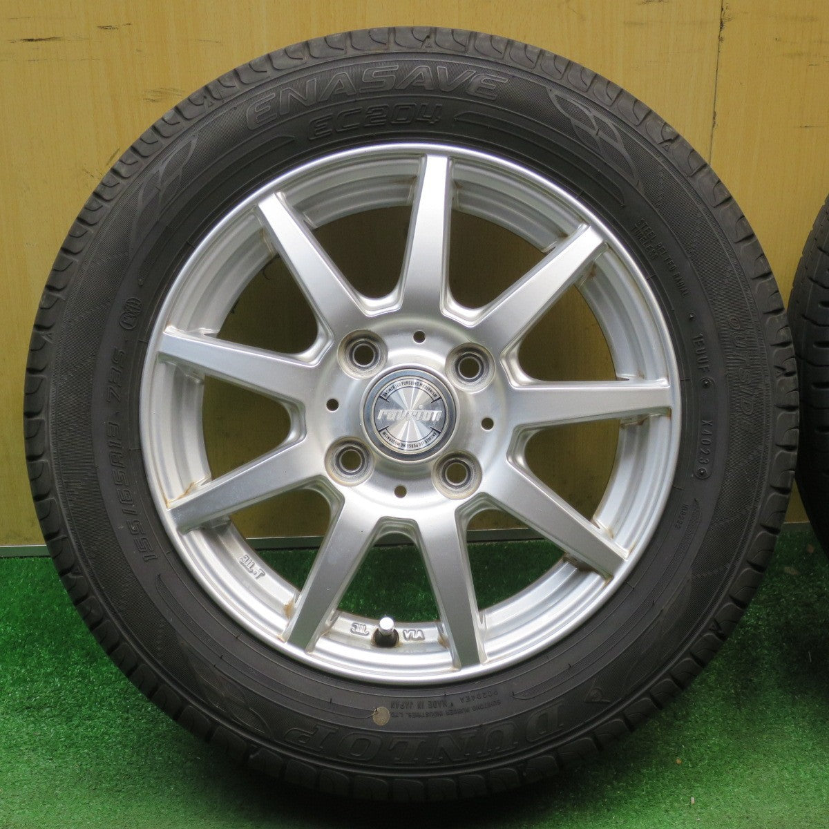バリ溝！23年！8.5分★155/65R13 ダンロップ エナセーブ EC204 ravrion ラブリオン 13インチ PCD100/4H★6031802NJノ