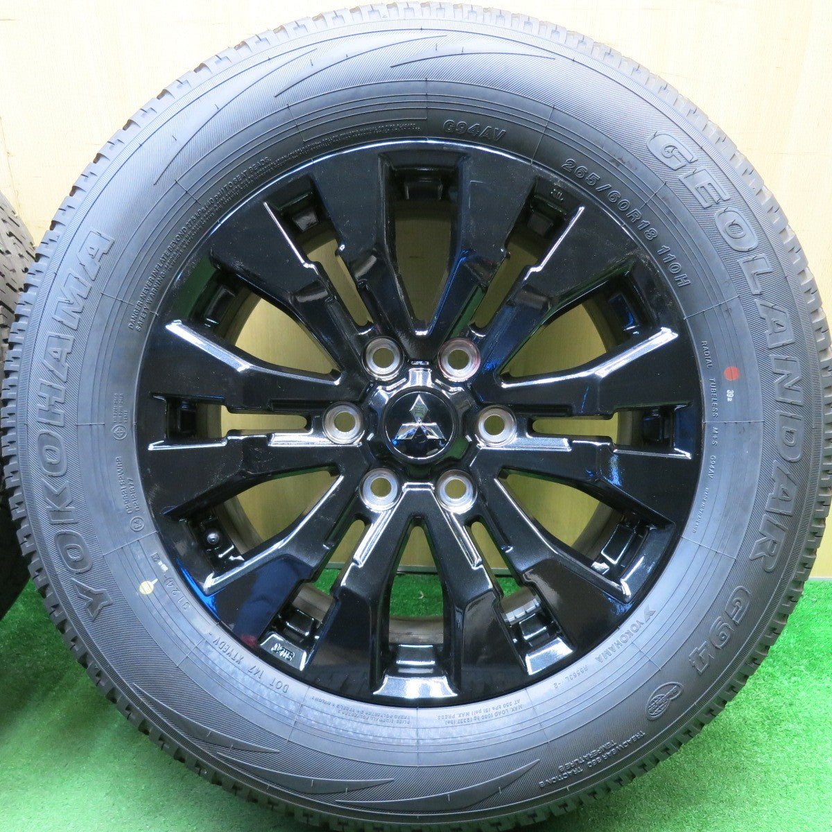 新車外し！24年★三菱 トライトン GSR 純正 265/60R18 ヨコハマ ジオランダー G94 G94AV 18インチ PCD139.7/6H★5050505HAノ