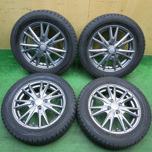 バリ溝！8.5分★スタッドレス 165/65R15 ダンロップ ウインターマックス WM01 VELVA KEVIN ヴェルヴァ ケヴィン 軽サイズ タフト ハスラー 等 PCD100/4H★5121812HAス