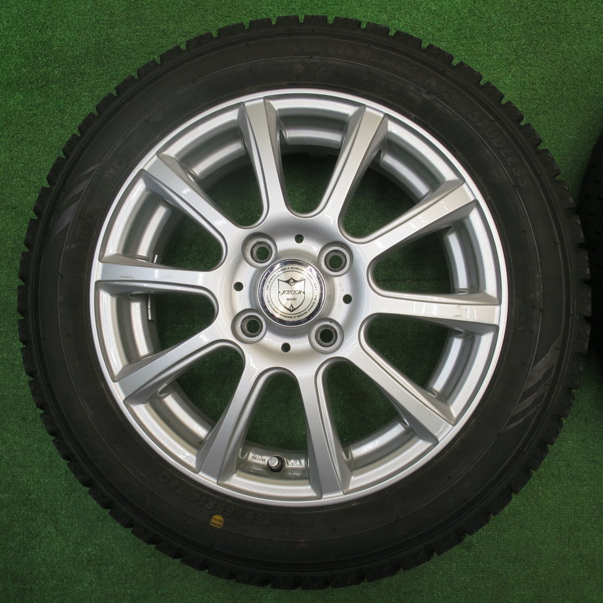 バリ溝！キレイ！9.5分★スタッドレス 155/65R14 オートバックス ノーストレック N3 JOKER ジョーカー 14インチ PCD100/4H★5112105NJス