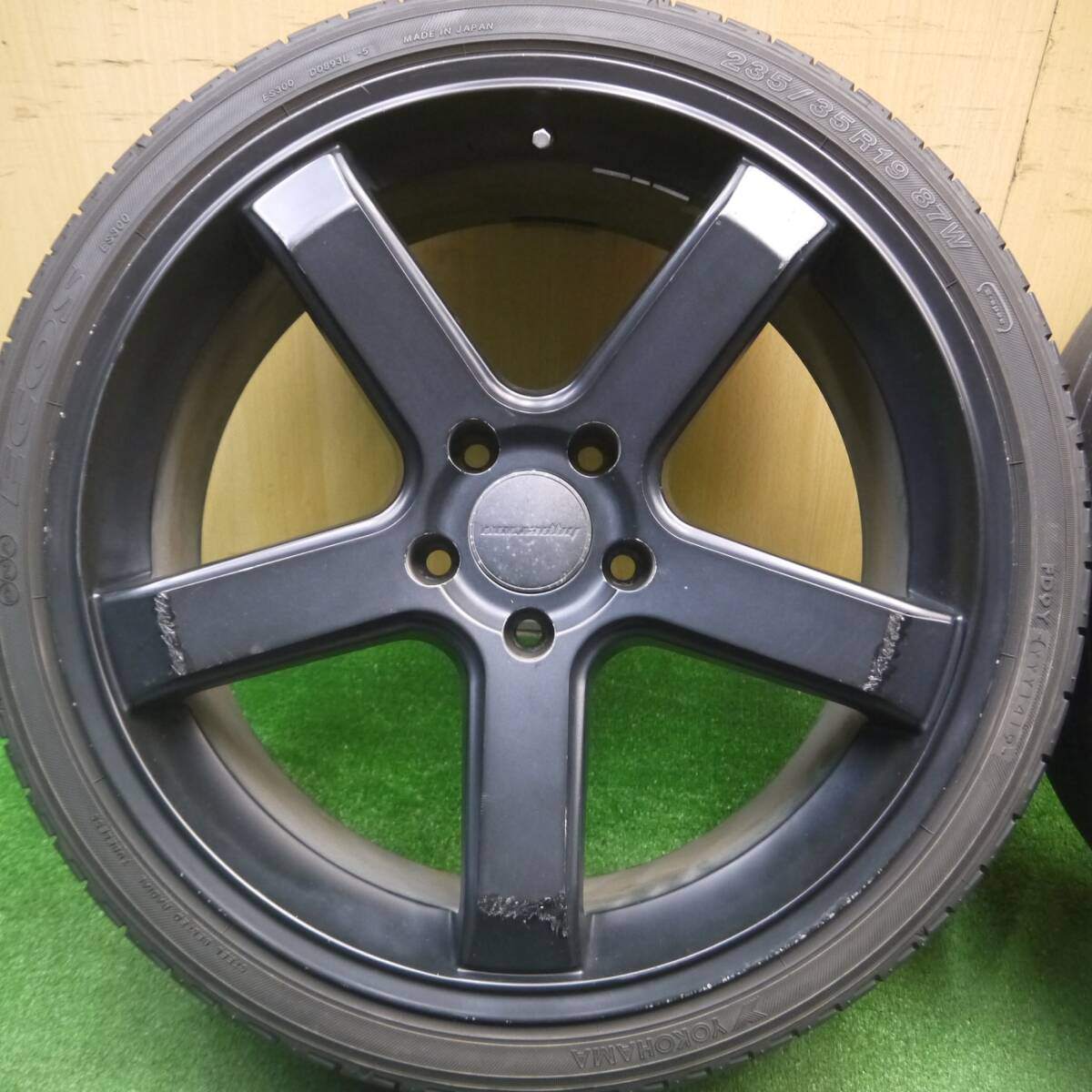 4本価格★235/35R19 hyperion ハイペリオン ヨコハマ DNA エコス ES300 19インチ PCD114.3/5H★5020701Hノ