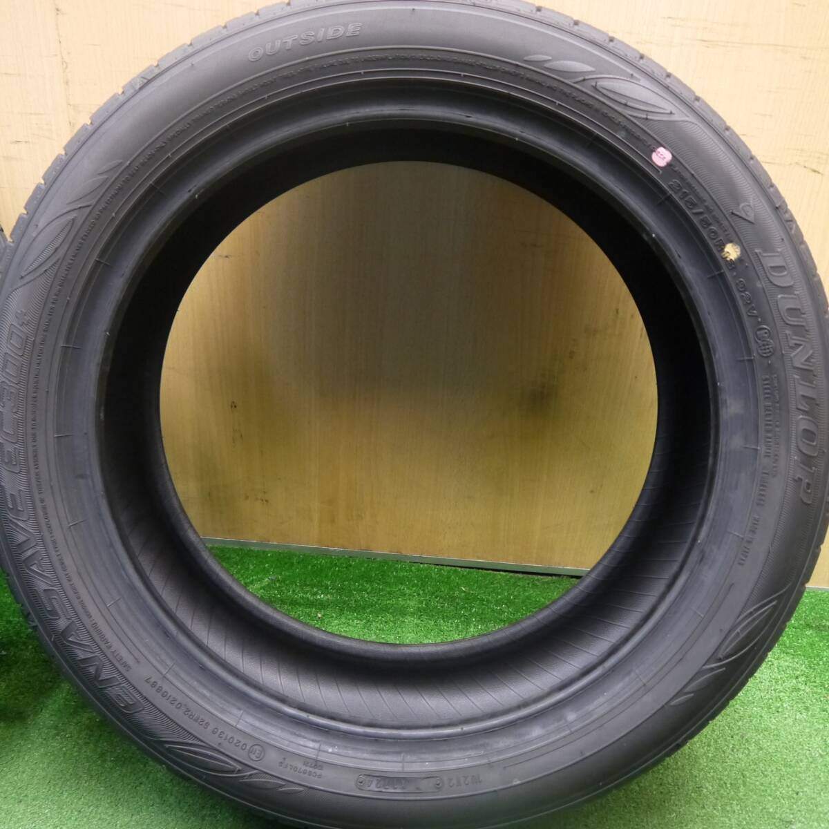 新車外し！24年★215/50R18 ダンロップ エナセーブ EC300+ タイヤ 18インチ ヤリスクロス CX-3 等★5032508Hノタ