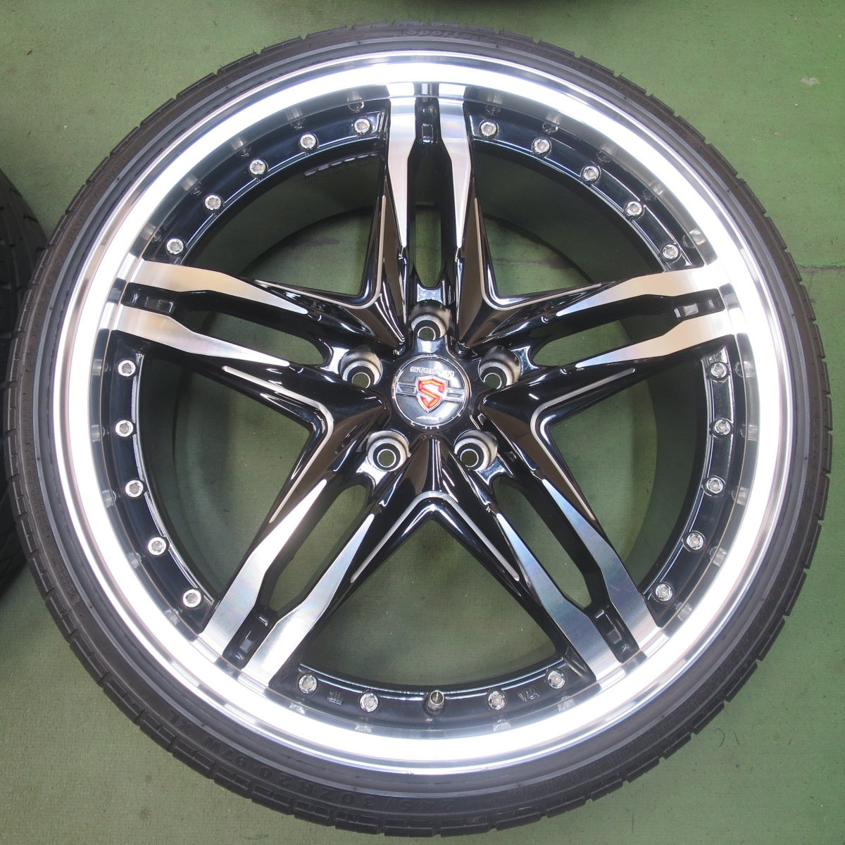 バリ溝！23年！キレイ！9.5分◎STEINER AME 245/30R20 アルテンゾ SPORTS Comforter+ シュタイナー 20インチ PCD114.3/5H◎6100503IMノ