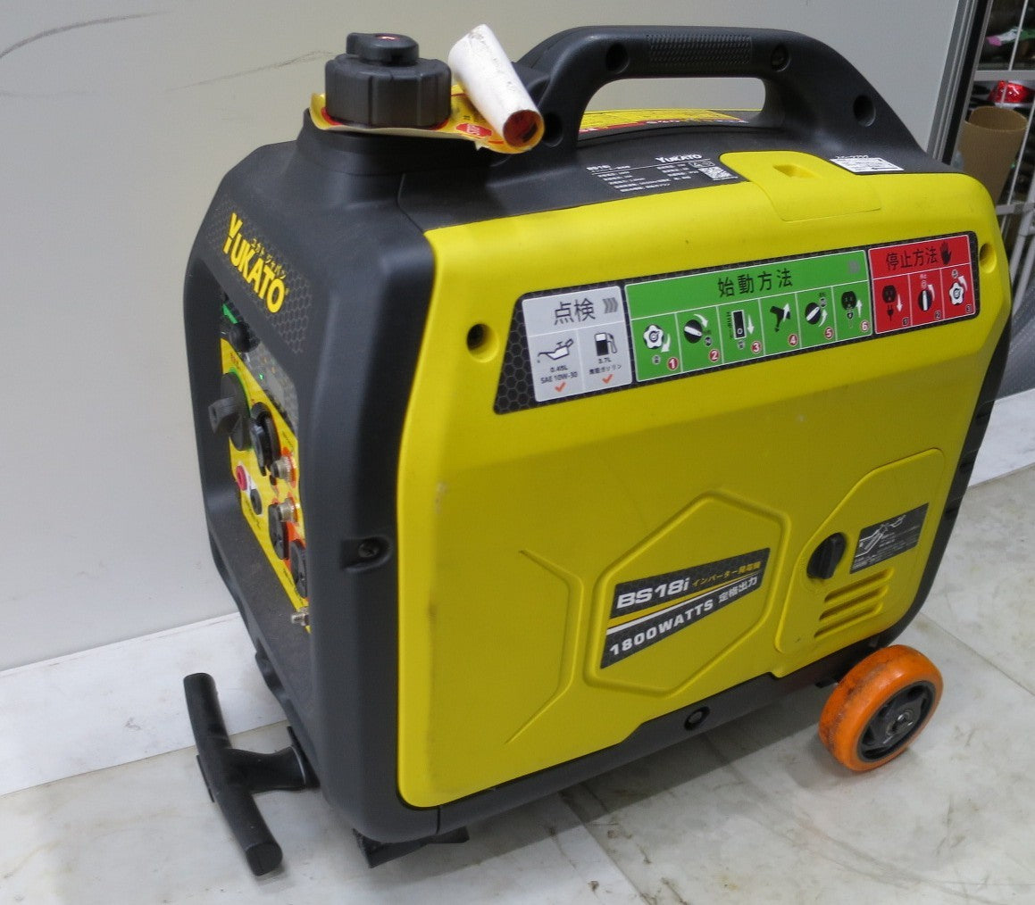 [送料無料] ◆YUKATO ユカト インバーター 発電機 BS18i ガソリン エンジン 50/60Hz ポータブル 小型◆