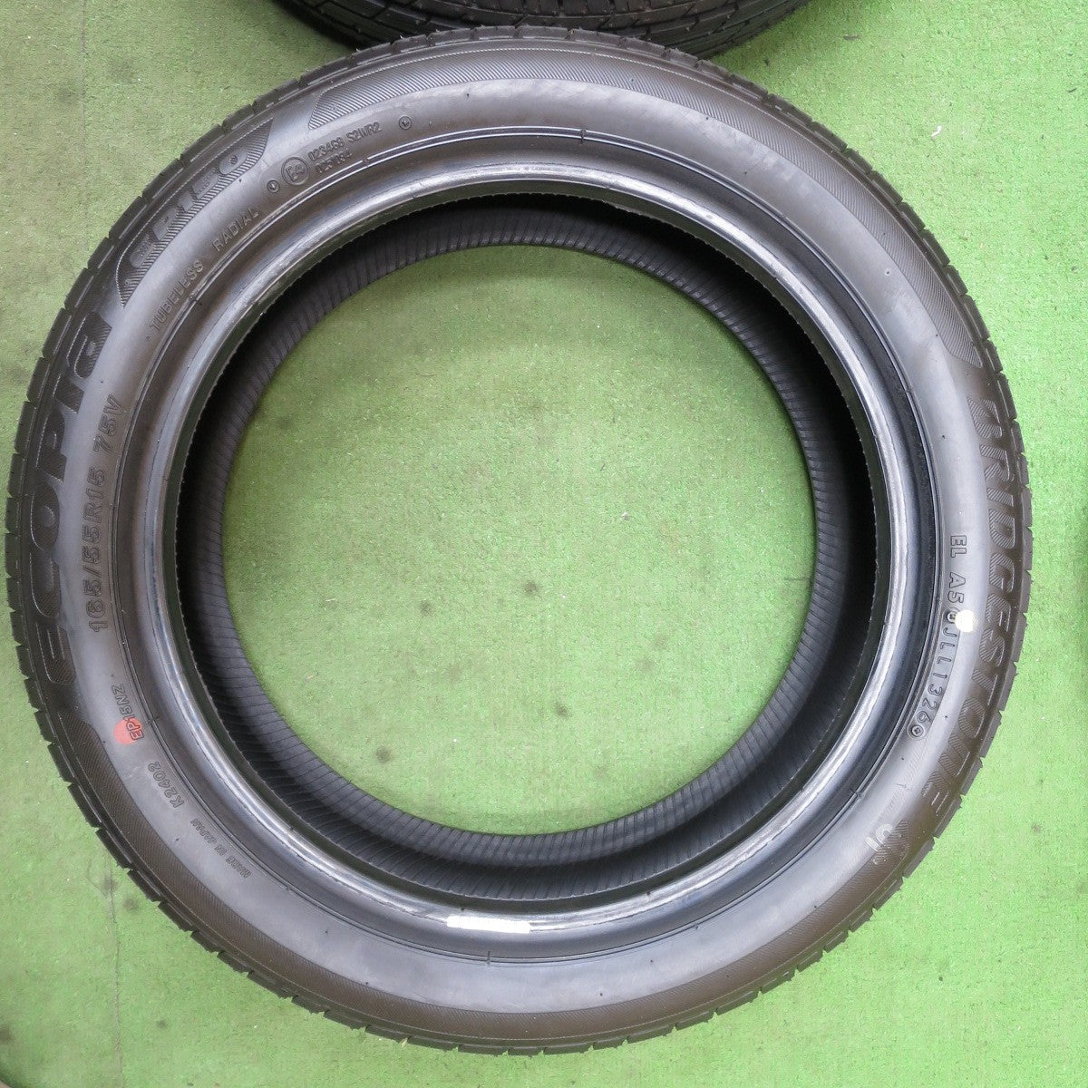 新車外し！26年★165/55R15 ブリヂストン エコピア EP150 タイヤ 15インチ スペーシア タント N-BOX ルークス ワゴンＲ ムーヴ キャンバス 等★6051103NGノタ