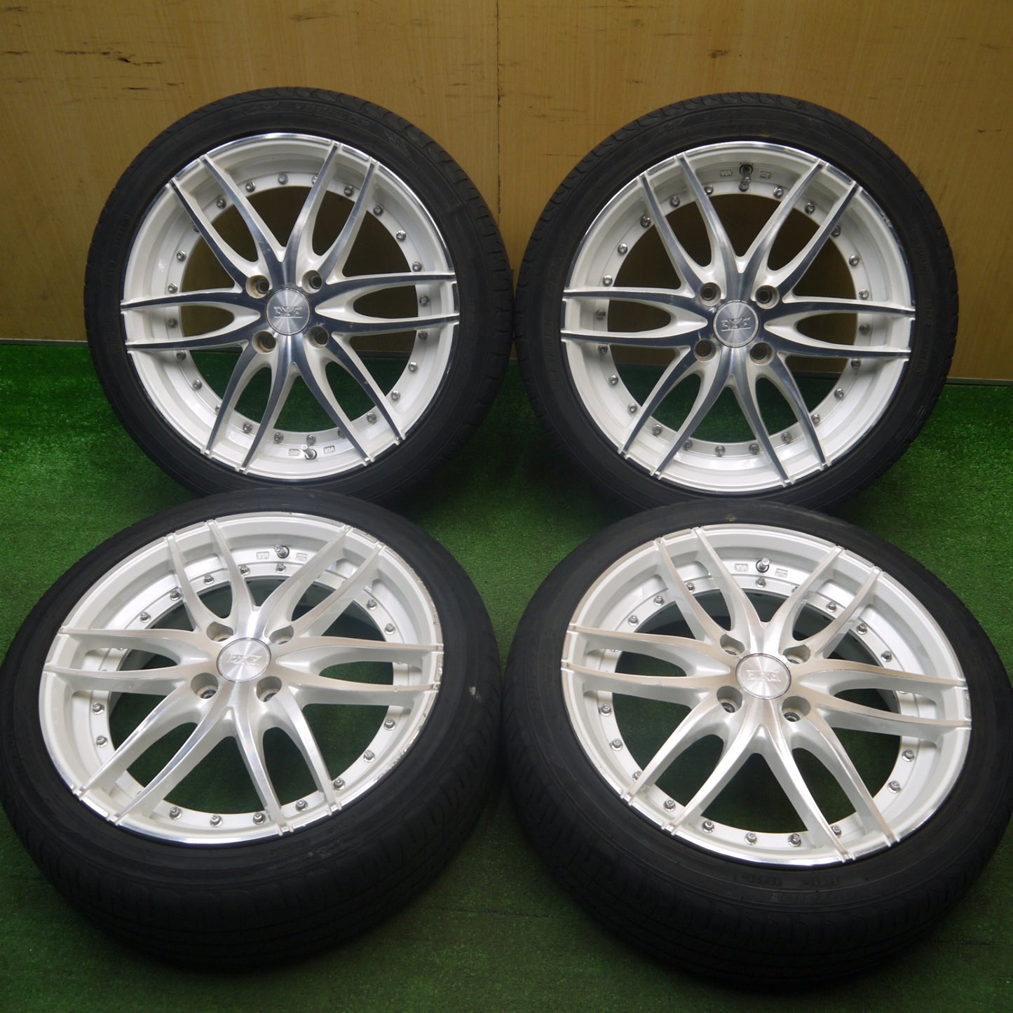 4本価格★ZEROBREAK SERIES AKUT EXE 165/50R16 ダンロップ エナセーブ EC204 16インチ ゼロブレイク アクト エグゼ PCD100/4H★6010910Hノ