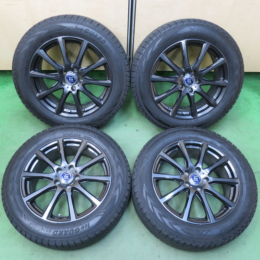 バリ溝！22年！キレイ！9分★スタッドレス 225/60R18 ヨコハマ アイスガード G075 TIRADO Eta LA STRADA ティラード ラストラーダ 18インチ PCD114.3/5H★5122604イス