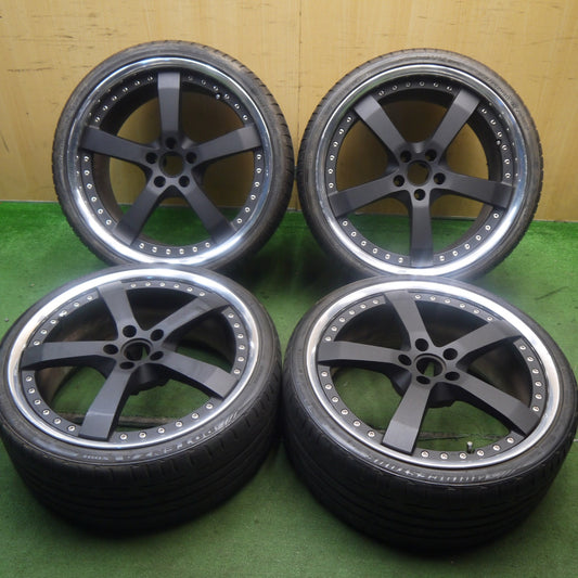 4本価格★WORK EQUIP E05 EPS-FR 245/30R20 305/25R20 ブリヂストン ポテンザ S001 ハンコック ベンタス V12 evo2 ワーク エクイップ PCD112/5H★5082701Hノ