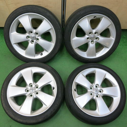 *送料無料* 4本価格★トヨタ 30系 プリウス ツーリング 純正 215/45R17 ブリヂストン ネクストリー エコピア 17インチ PCD100/5H★4050211イノ