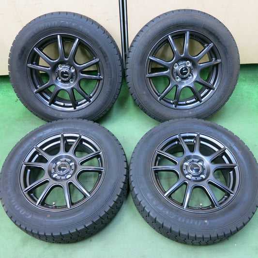 バリ溝！23年！キレイ！ほぼ10分★スタッドレス 195/65R16 グッドイヤー アイスナビ7 EMBELY 16インチ PCD100/4H★5082303SKス