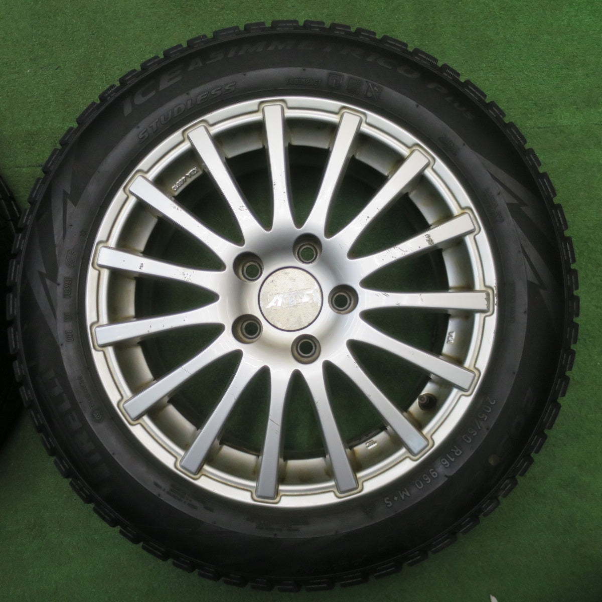 4本価格★ワーゲン 等 ATS Z type 205/60R16 スタッドレス ピレリ アイスアシンメトリコ プラス Zタイプ 16インチ PCD112/5H★6021009NJス