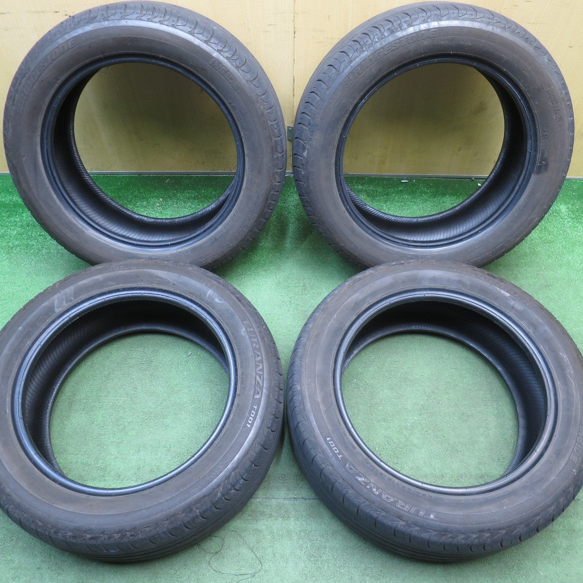 4本価格★205/55R16 ブリヂストン トランザ T001 タイヤ 16インチ カローラ ノア ヴォクシー リーフ プレマシー インプレッサ 等★6052208NJノタ