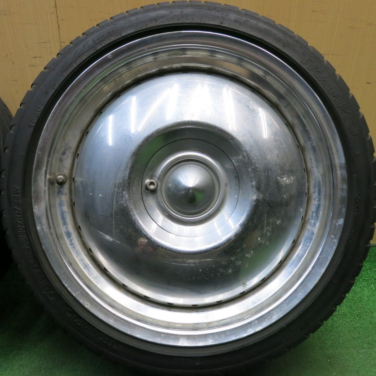 4本価格★WORK LEADSLED 205/40R17 TRAMPIO GUWN ワーク レッドスレッド トランピオ ギューン 17インチ PCD114.3/4H 5H マルチ★6041911HAノ