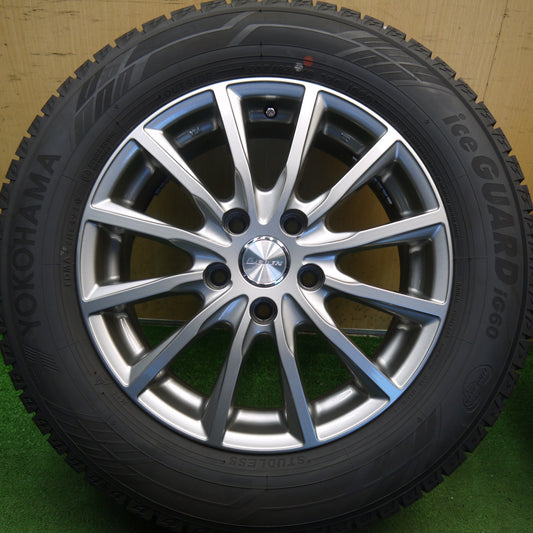 バリ溝！24年！キレイ！9分◎スタッドレス 205/65R16 ヨコハマ アイスガード iG60 LEBEN レーベン 16インチ PCD114.3/5H◎6090703Hス