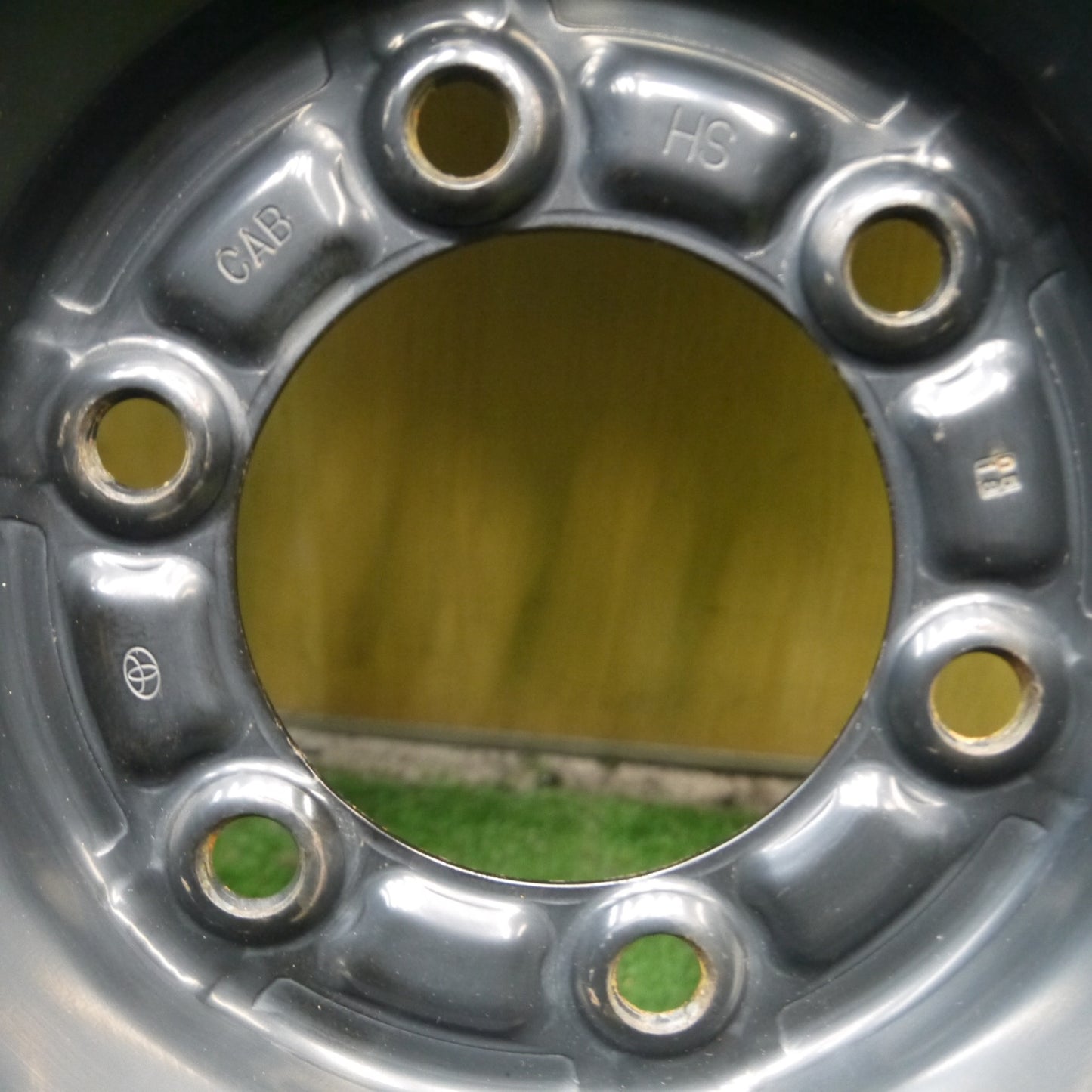*送料無料* バリ溝！22年！キレイ！9.5分★トヨタ ハイエース 純正 スチール 195/80R15 107/105N ダンロップ SP175N PCD139.7/6H★4053106Hノ