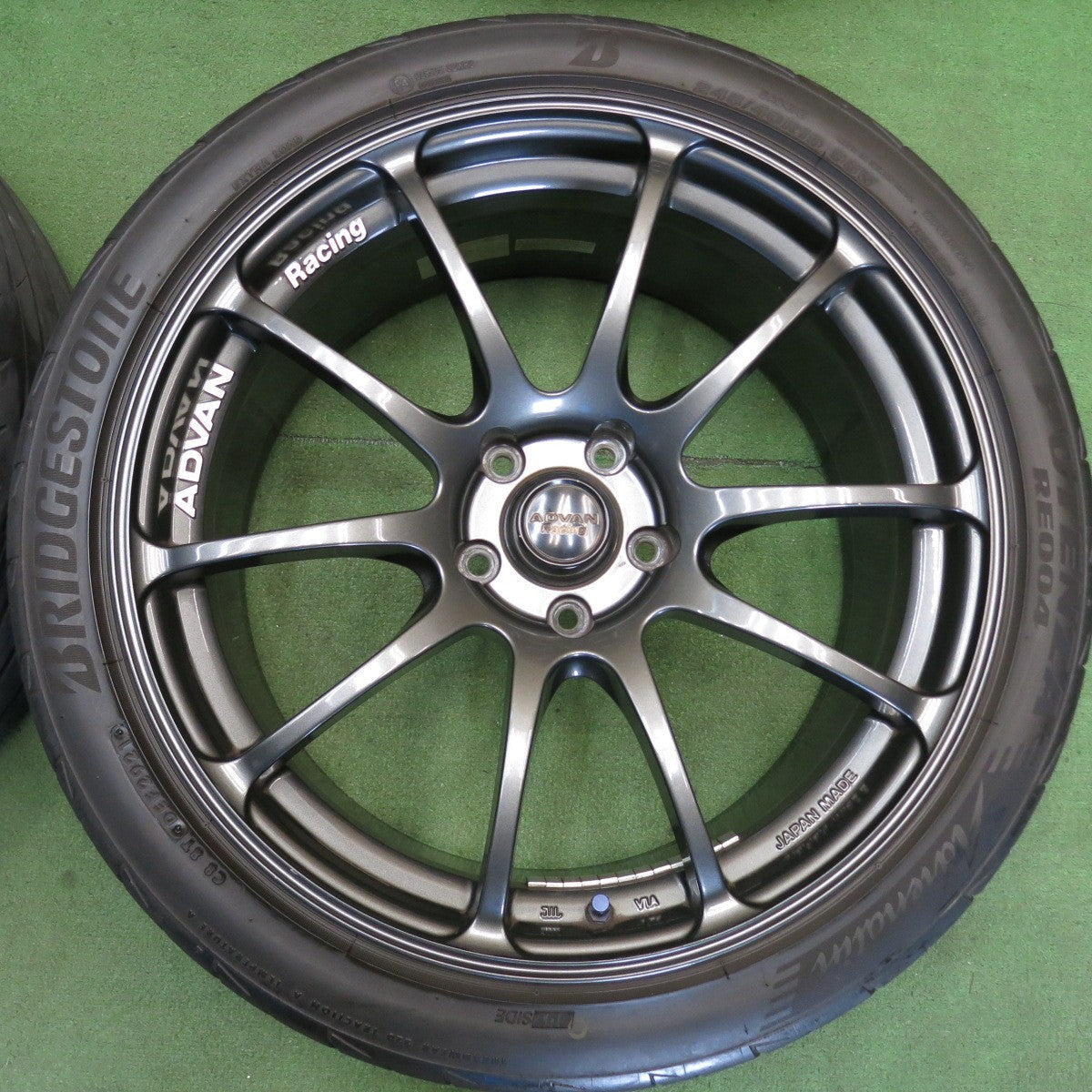 4本価格◎245/40R19 ブリヂストン ポテンザ RE004 Adrenalin ADVAN Racing RZ アドバン レーシング 19インチ PCD114.3/5H◎6061407HAノ