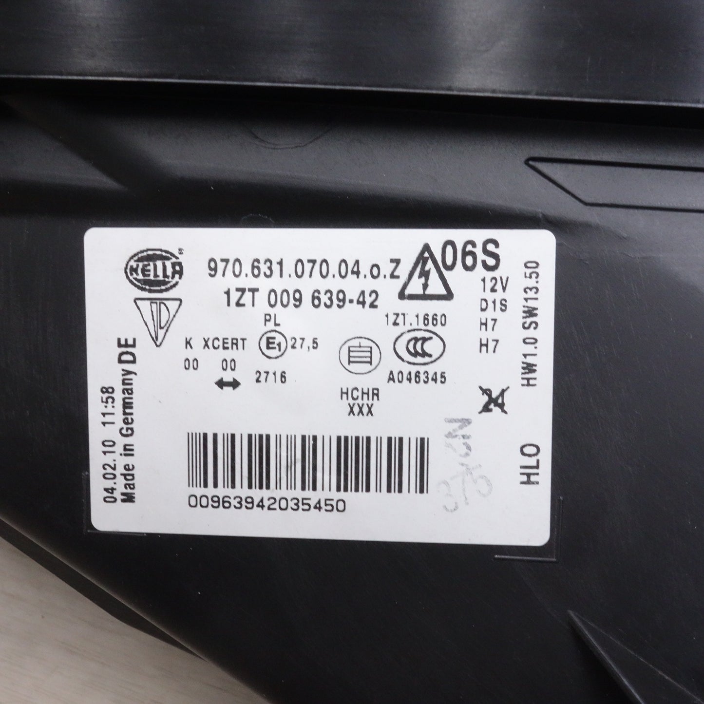 [送料無料] 左右セット◆ポルシェ 970 パナメーラ 2010年式 純正 ヘッド ライト ランプ 97063107004 97063106904◆