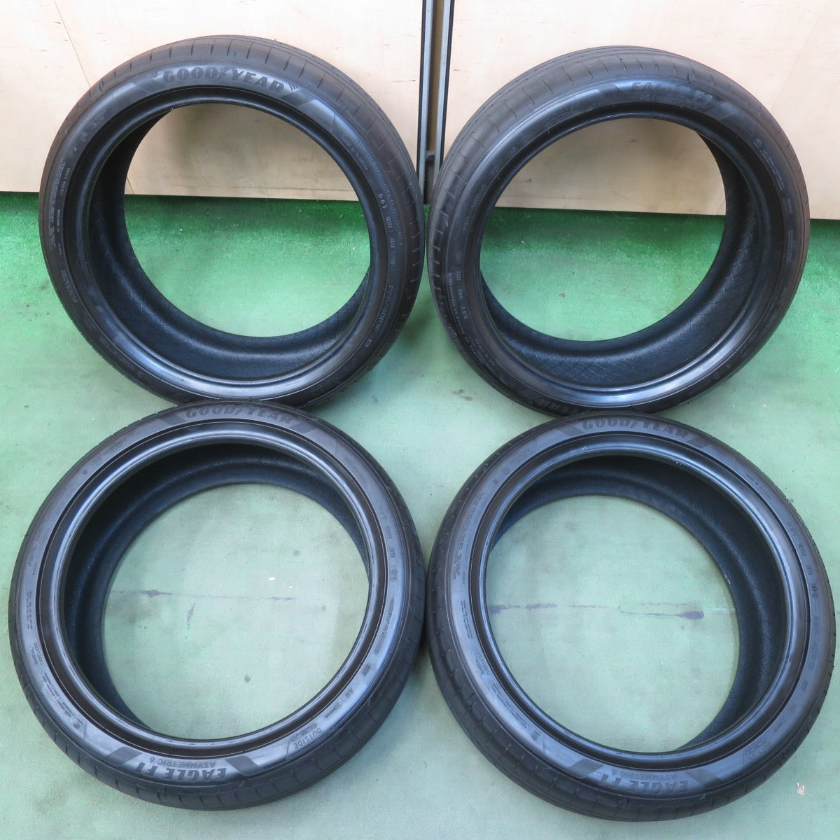 超バリ溝！26年！9.5分以上◎225/40R18 グッドイヤー イーグル F1 ASYMMETRIC6 タイヤ 18インチ ノア ヴォクシー カローラ ウィッシュ ステップワゴン 等◎6082401イノタ