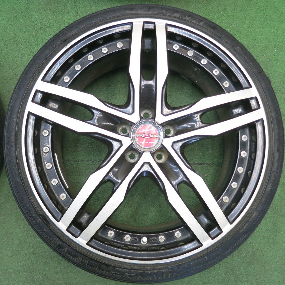 4本価格◎プリウス 86 BRZ 等 Shallen XF-55 215/35R18 マックストレック INGENS A1 シャレン 18インチ PCD100/5H◎6061406HAノ