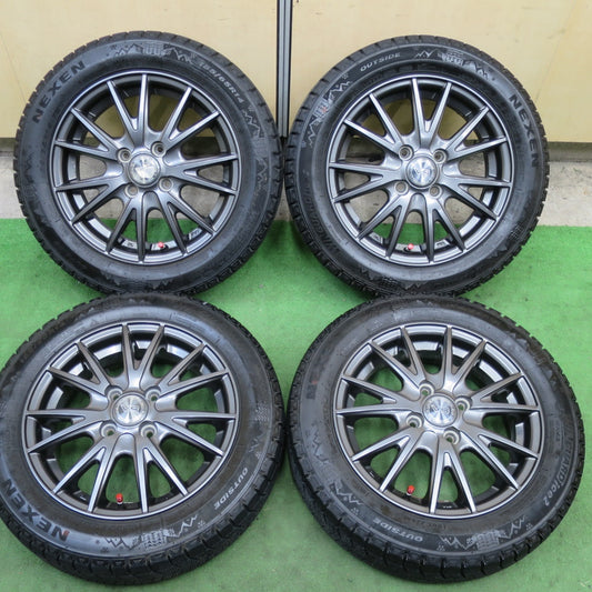 キレイ！22年★スタッドレス 155/65R14 ネクセン ウィンガード ice2 WH42 SHAKEDOWN VS シェイクダウン 14インチ PCD100/4H★5112203TTス