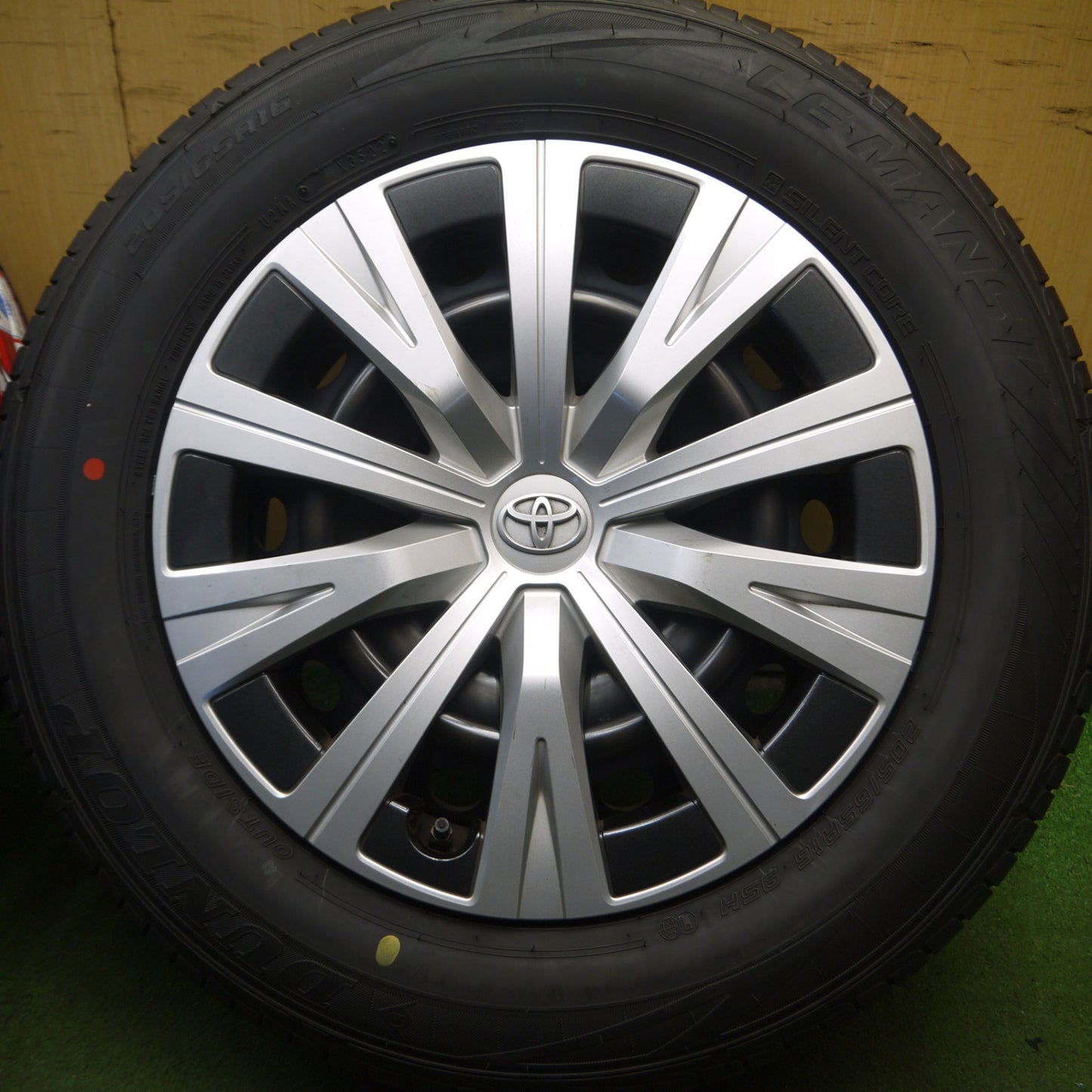 *送料無料* 新車外し！22年★トヨタ カムリ 純正 スチール 205/65R16 ダンロップ LE MANS V 16インチ PCD114.3/5H★4022809Hノ