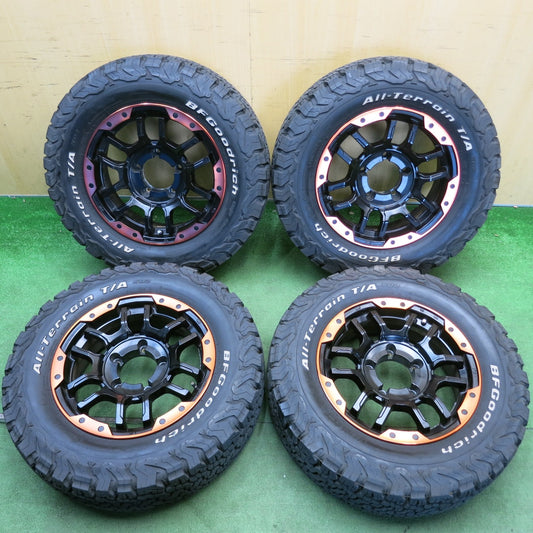 バリ溝！23年！キレイ！9.5分★215/70R16 100/97R BFグッドリッチ All-Terrain T/A KO2 B-LAGNUS FRD 社外 アルミ 16インチ PCD139.7/5H★6052803HAノ