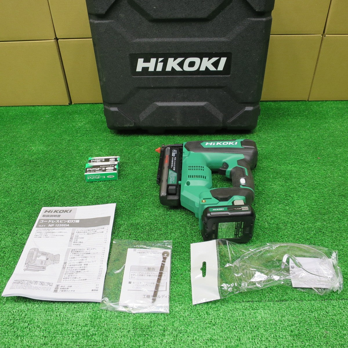 [送料無料] バッテリー付き◆Hikoki 35mm コードレス ピン 釘打 機 NP1235DA 電動 工具 10.8V ハイコーキ◆
