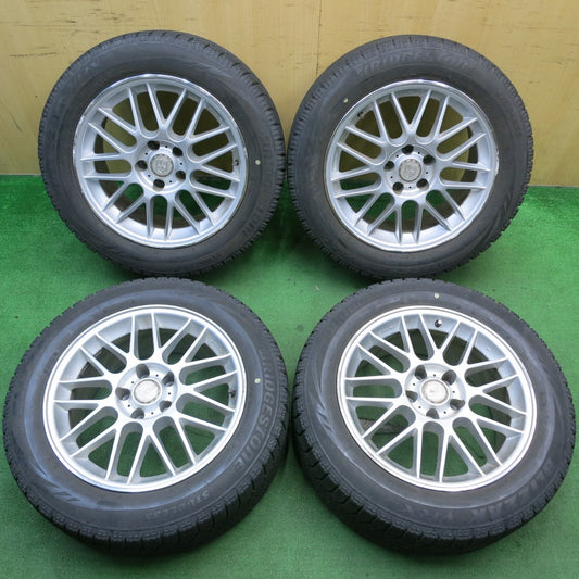 4本価格★スタッドレス 225/55R17 ブリヂストン ブリザック VRX 社外 アルミ 17インチ PCD114.3/5H★5052005TNス