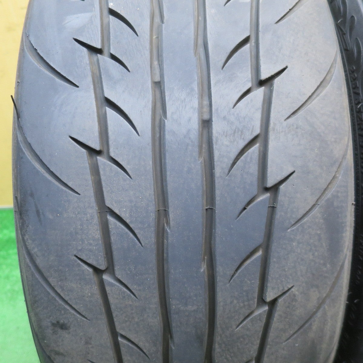 バリ溝！22年！9分◎Hyperion CVX 225/35R19 ファイナリスト 595EVO ハイペリオン 19インチ PCD114.3/5H◎6062401NJノ