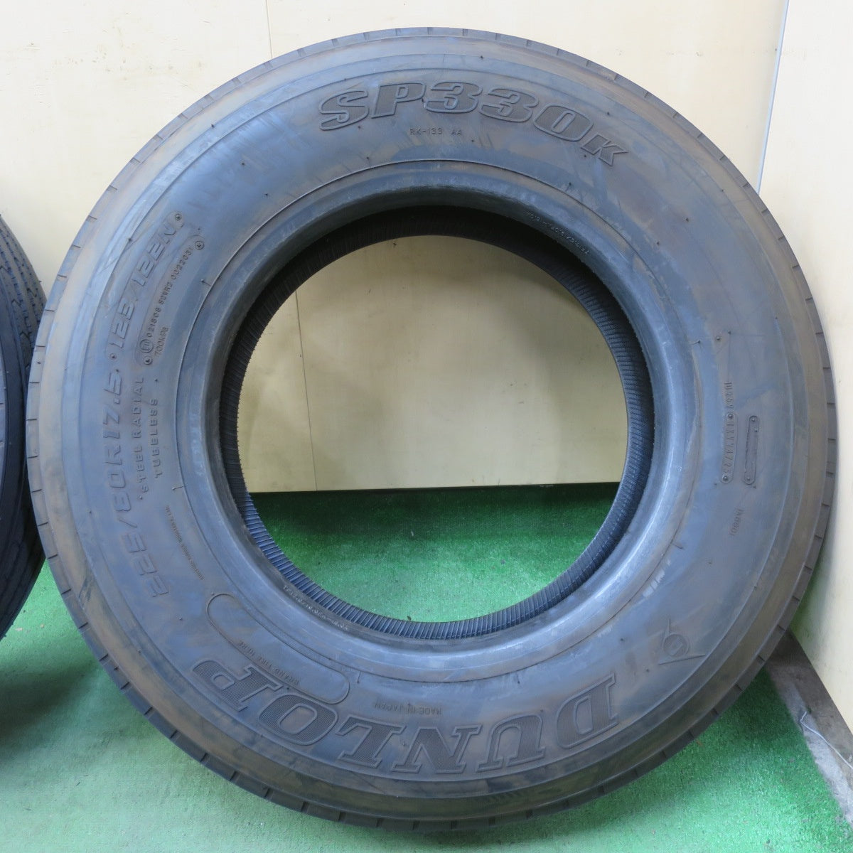 新車外し！25年！6本★トラック タイヤ 225/80R17.5 123/122N ダンロップ SP330K 17.5インチ★6061006イノタ