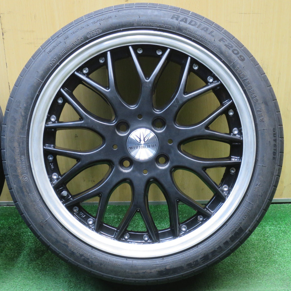 4本価格★LOXARNY MULTI FORCHETTA 165/50R16 ミネルバ ラジアル F209 ロクサーニ マルチ フォルケッタ 16インチ PCD100/4H★6040802NJノ