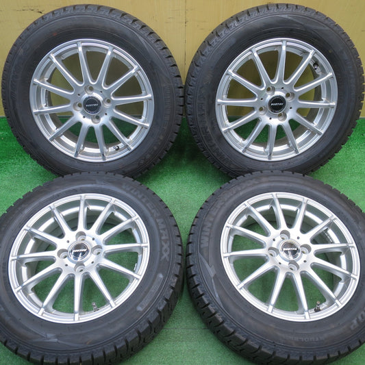 ほぼ未使用！23年！キレイ★スタッドレス 185/65R15 ダンロップ ウインターマックス WM02 BUSTER バスター 15インチ PCD100/4H★5111804NJス