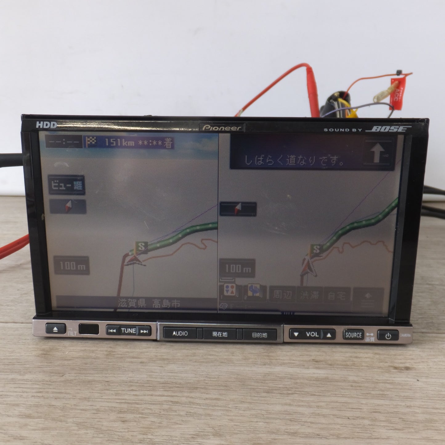 [送料無料] ★パイオニア製 マツダ 純正 HDDナビ カーナビ AVIC-HRZ0077ZM NCP3 V6 650(17)★