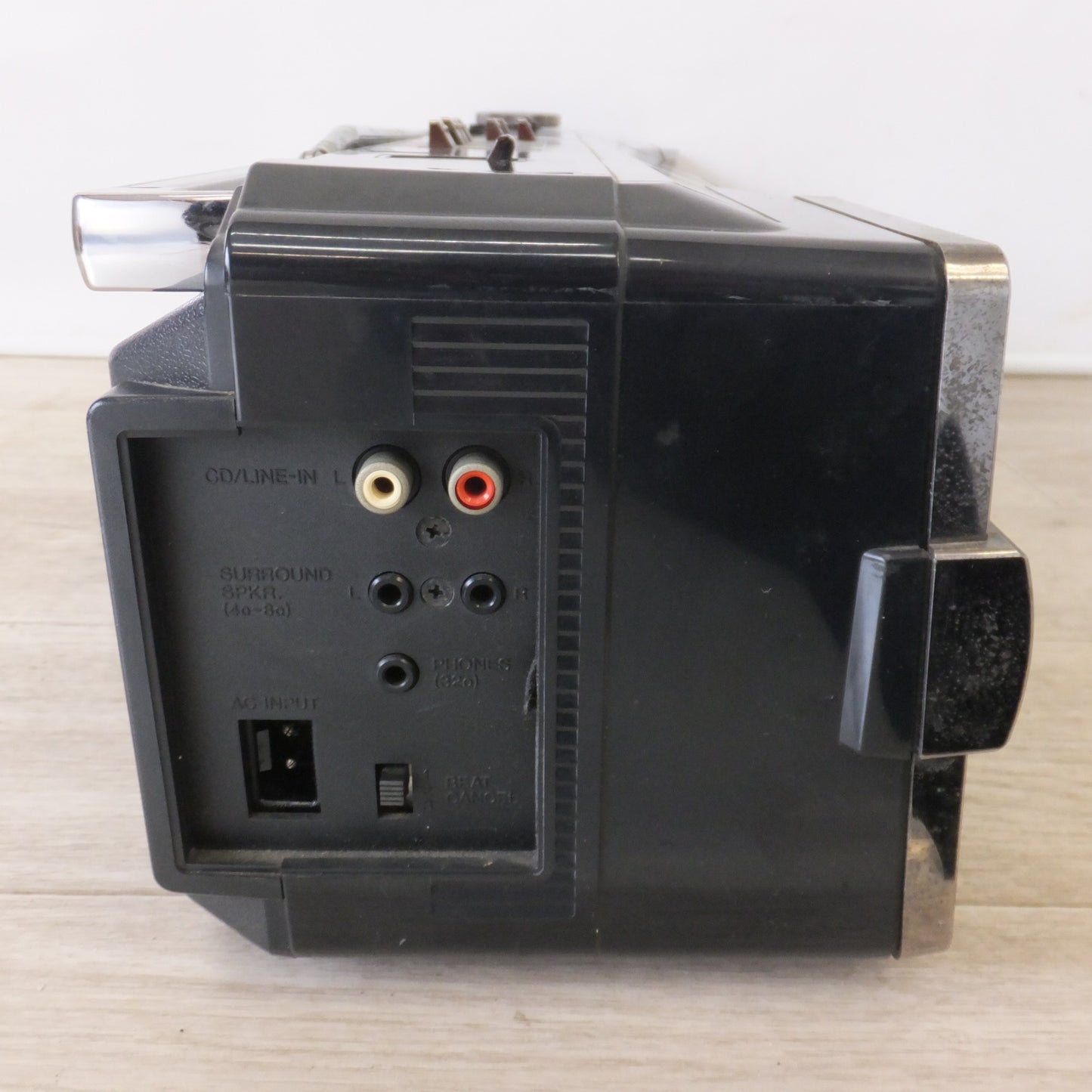 [送料無料] 現状品★三洋電機 SANYO ラジカセ U4-W80(K)　AC100V 50/60Hz　サンヨーステレオダブルカセット　昭和レトロ アンティーク★