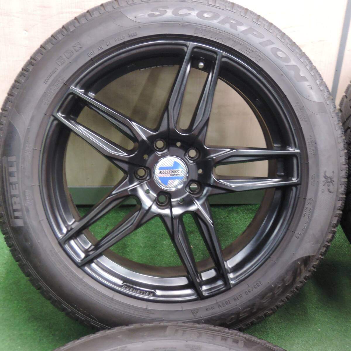 キレイ★BMW等 KELLENERS Sport 255/50R19 スタッドレス ピレリ スコーピオン ウインター ケレナーズ PCD120/5H★4041601TNス