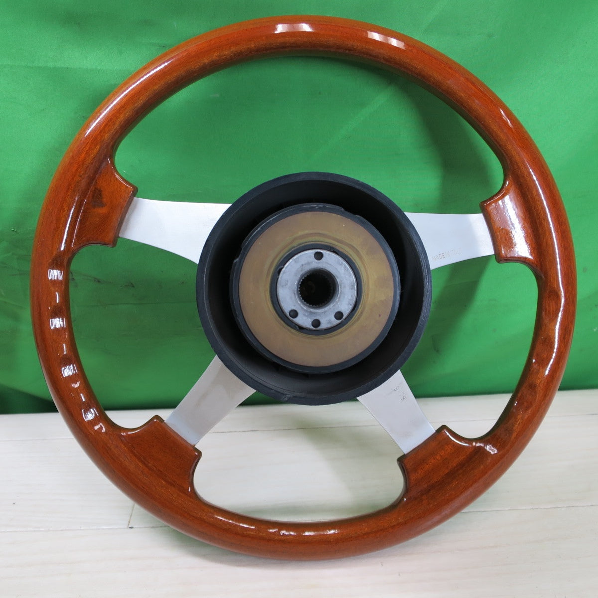 [送料無料] ☆Personal ウッド ステアリング ハンドル 9-79 パーソナル カー パーツ ヴィンテージ 現状品☆
