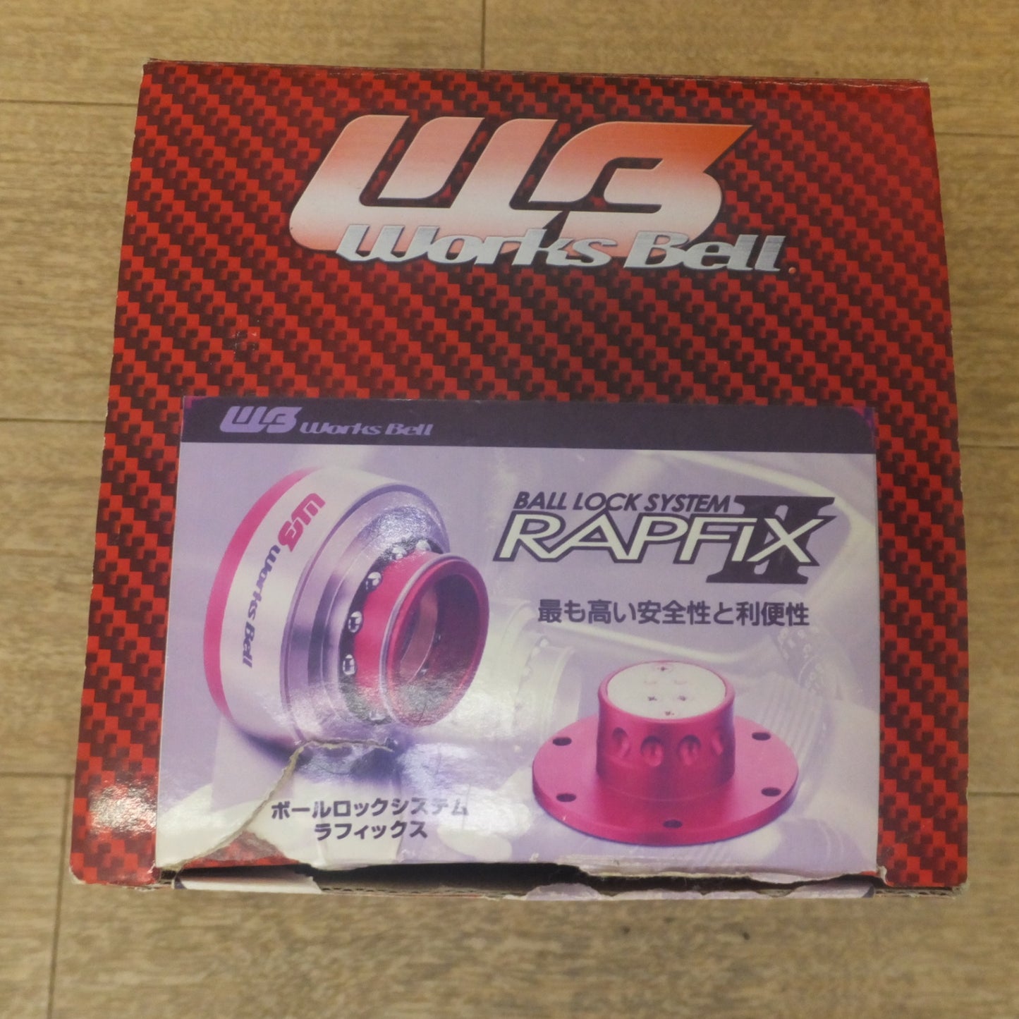 [送料無料] キレイ★ワークスベル Works Bell ボールロックシステム ラフィックス2 RAPFIXII ブラック 車検対応★