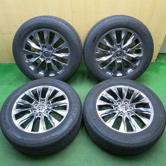 キレイ！23年★トヨタ ランクル 300 ZX 純正 265/55R20 ダンロップ グラントレック PT5A 20インチ PCD139.7/6H★5053008HAノ